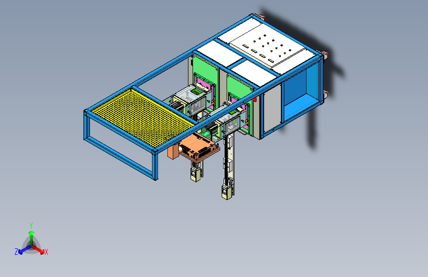 导槽双工位机架