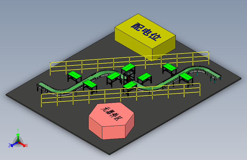 电子玩具环形组装生产线设计