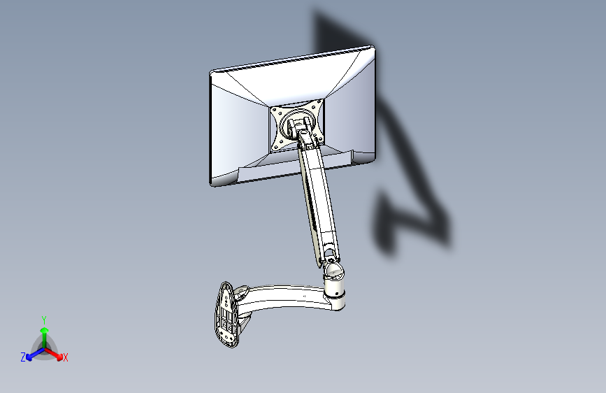 19寸显示屏支架