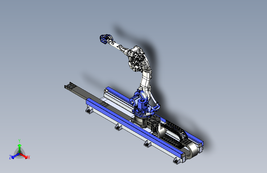 600kg负载机器人地轨
