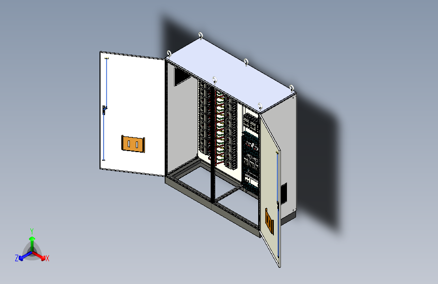 630A竖装刀开关plc控制柜