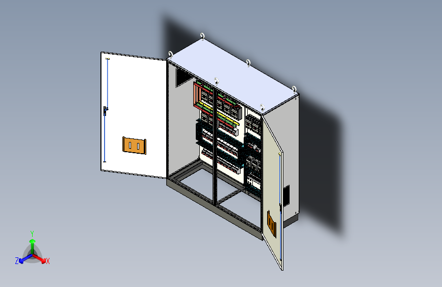 630A正装刀开关plc控制柜