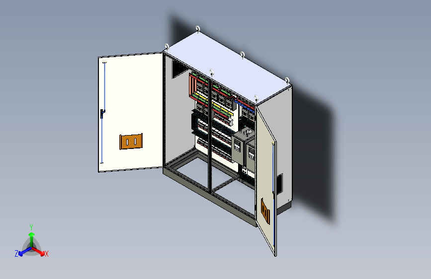 630A正装双电源软启动plc控制柜