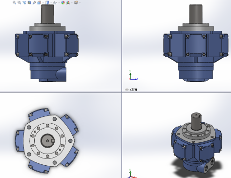 【液压马达】YCM液压马达模型 完整版 325632