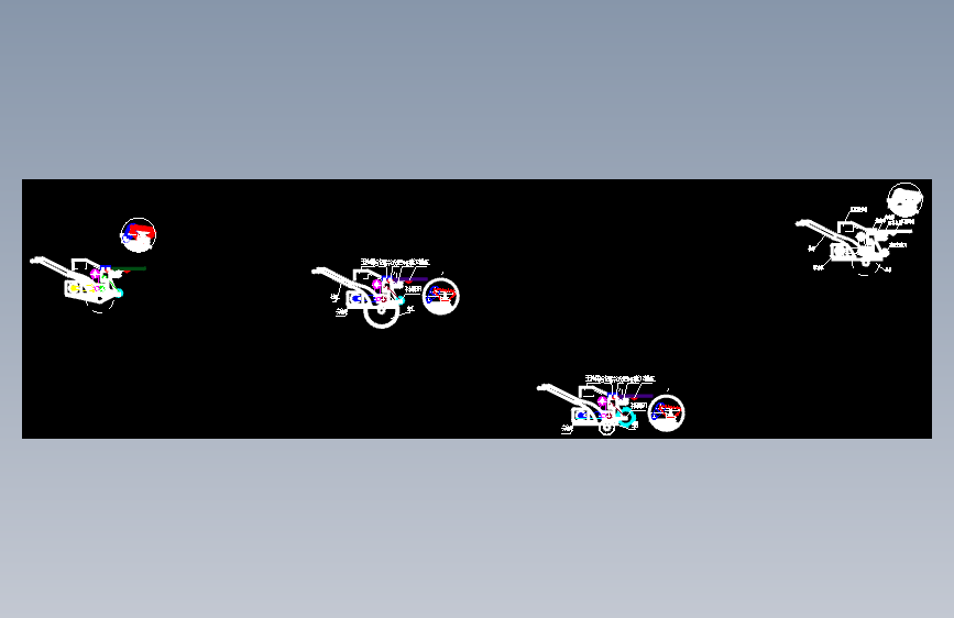 玉米收割机简图 76785