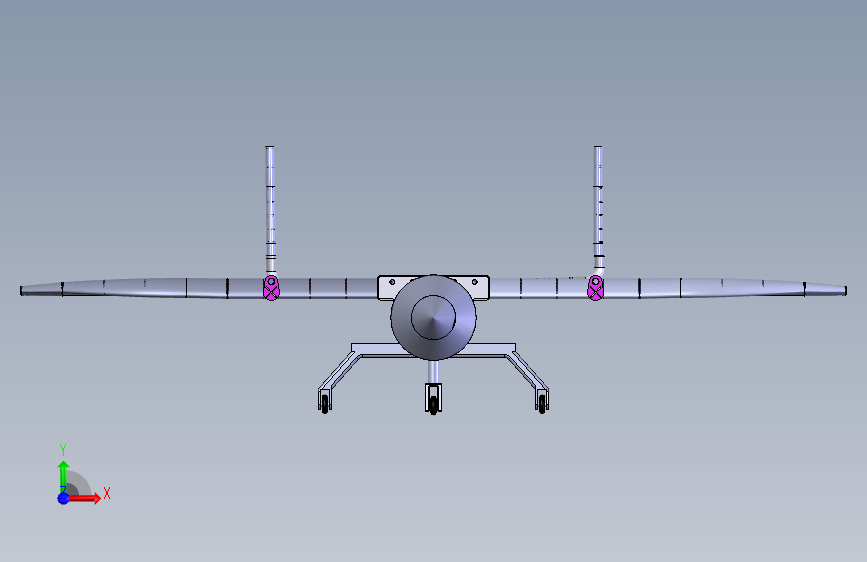 半椭圆形机翼航模