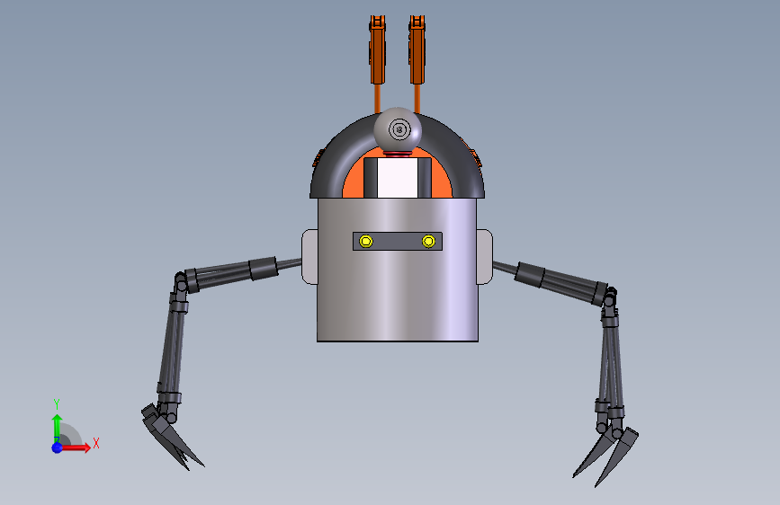 仿生蜘蛛救灾机器人