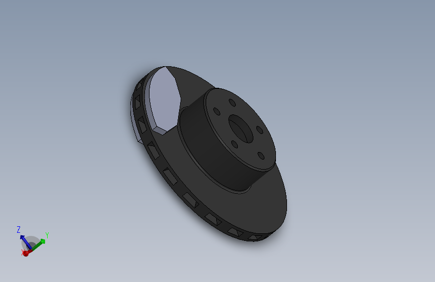 通风转子制动组件