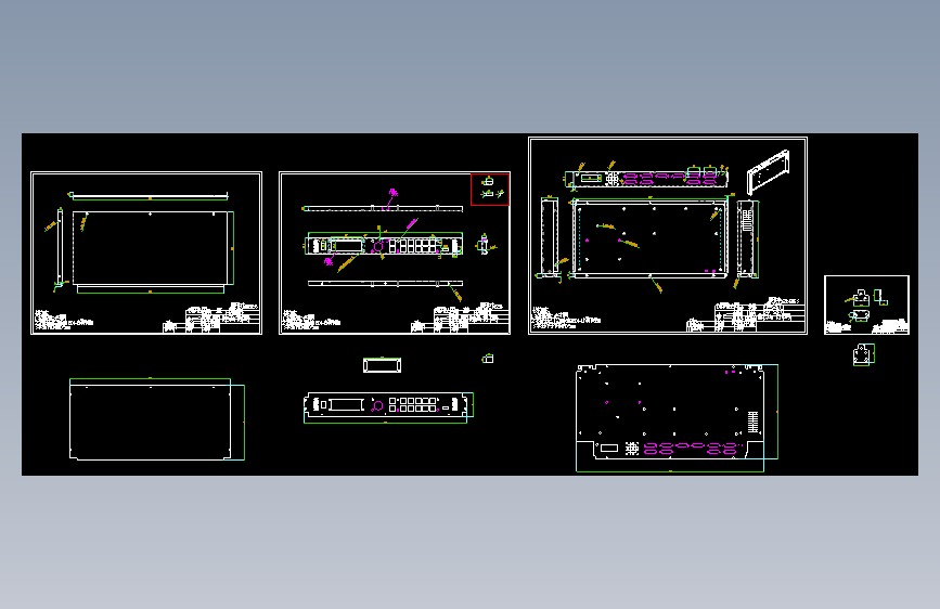 1U标准钣金机箱 =626463=10