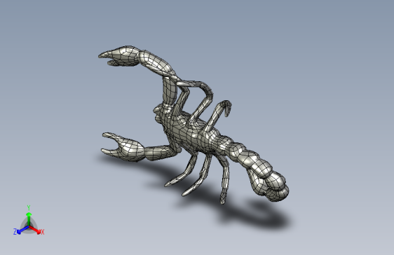 3D蝎子模型=250407=35