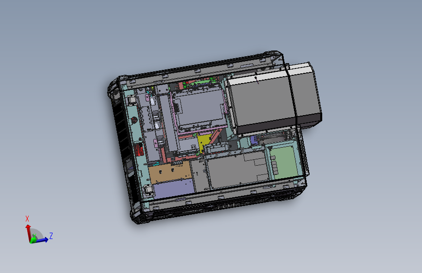 4k高清激光投影仪完整设计模型=141721=50