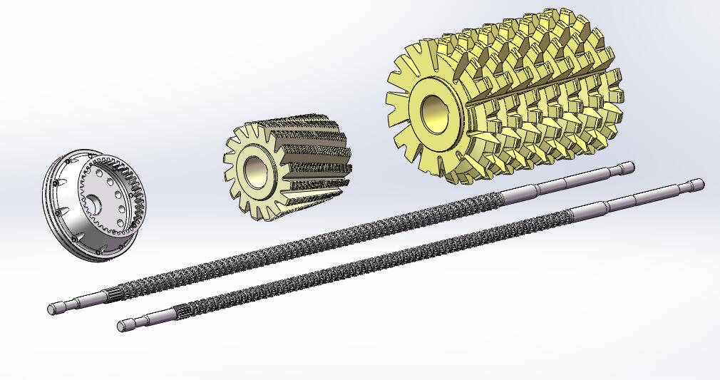 5种车刀-双切齿轮滚刀模型=640576=40