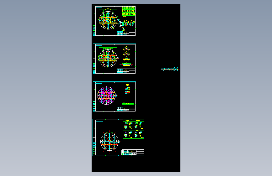 6M塔喷淋层布置、喷嘴布置等套图=1108909=30