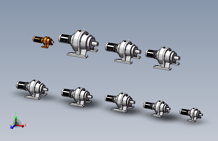 9款 BWED型（双级）摆线针轮减速电机模型=457728=130