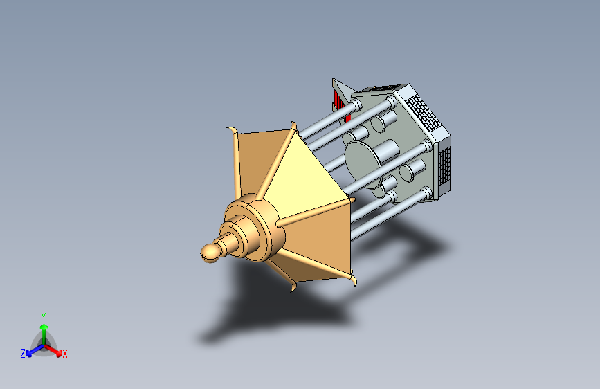 Creo格式凉亭模型=388422=20