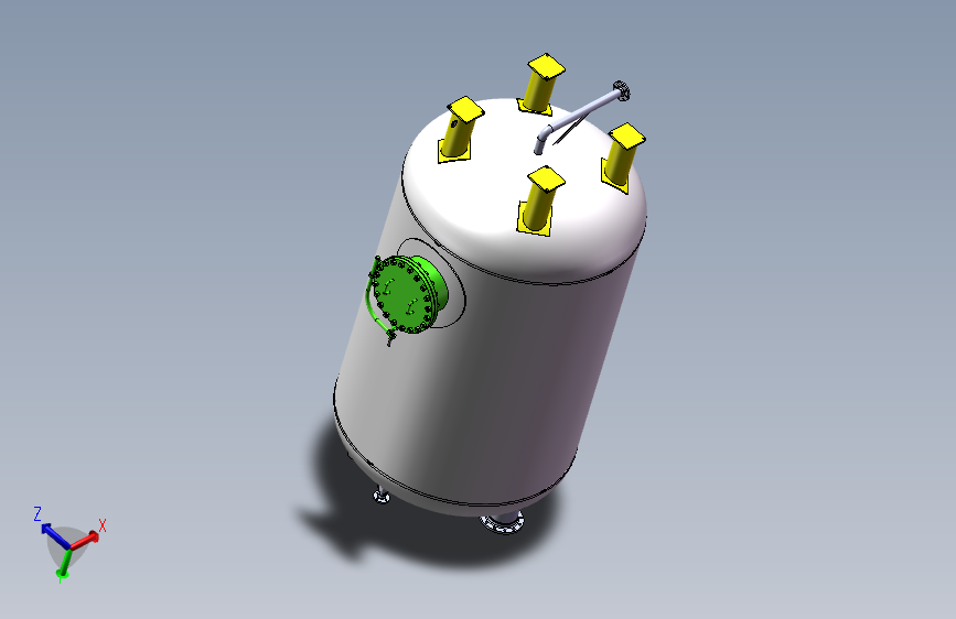 DN2200x12尾气缓冲罐模型图=554538=50