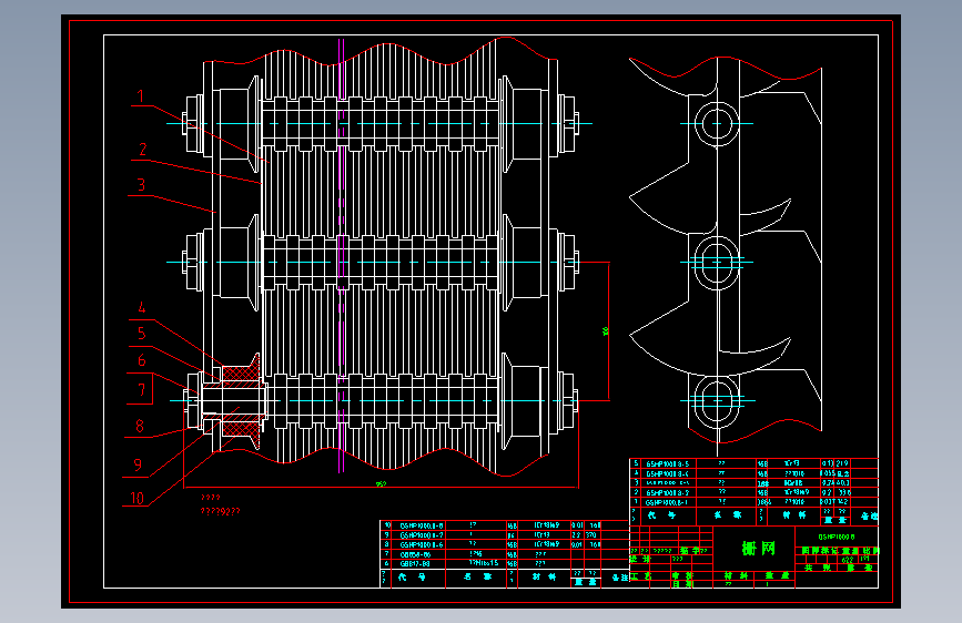 GSHP1000型回转式格栅除污机=642854=500