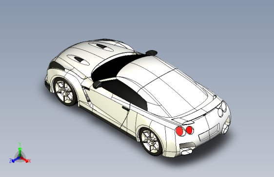 GTR跑车三维模型 =560981=50