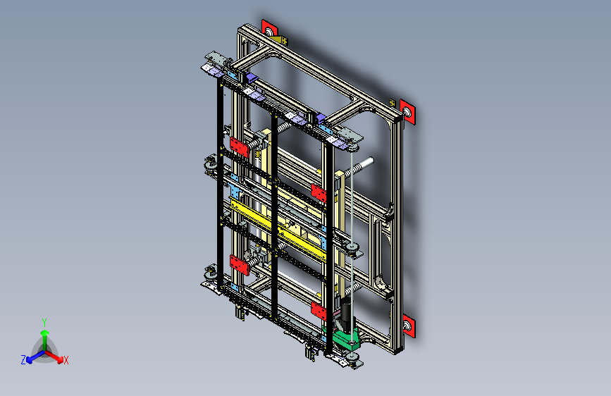 大型举升与平行侧移工作平台设计