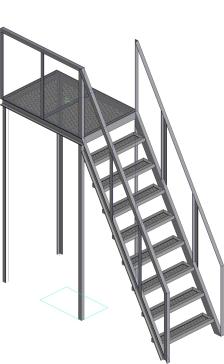 A0005429-带休息平台的楼梯