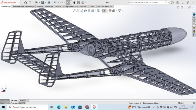 A0005440-XP-54遥控模型飞机的机身