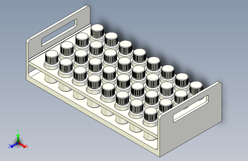 A0005454-25mm 容器支架 (4x8)
