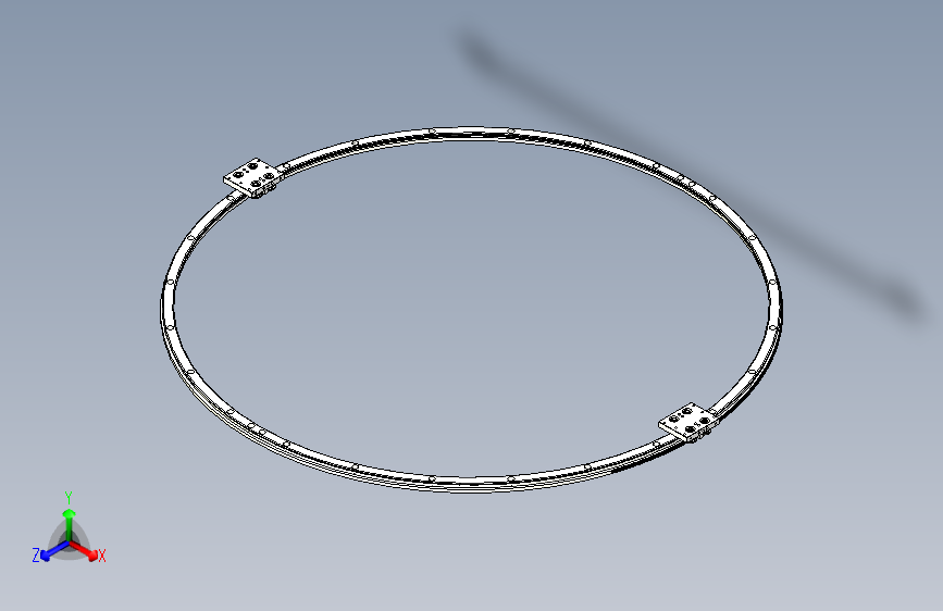 带齿环形导轨1300直径圆弧导轨线-汇思德环形导轨