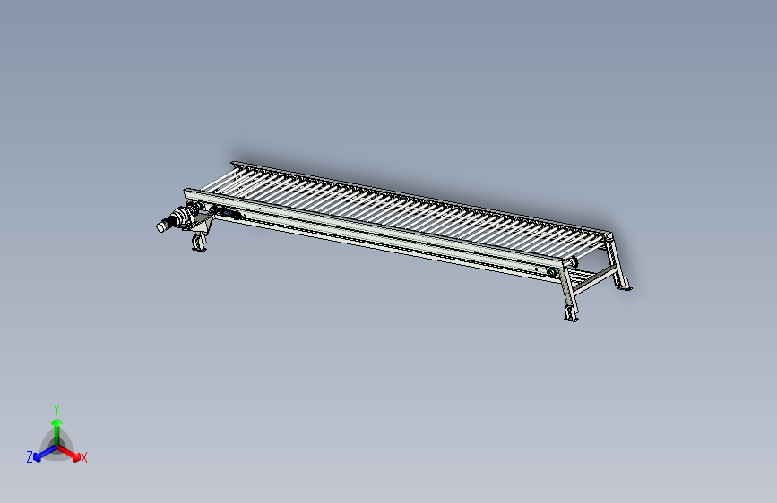带动力滚筒输送线设计