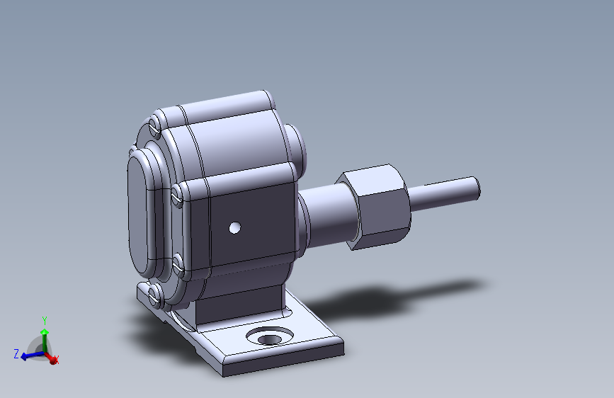 R型齿轮油泵以及各个零件三维图、装配图=89190=20