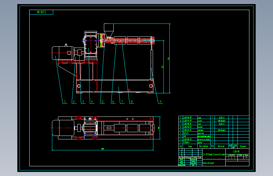 SJ-30单螺杆挤出机总图=273192=20