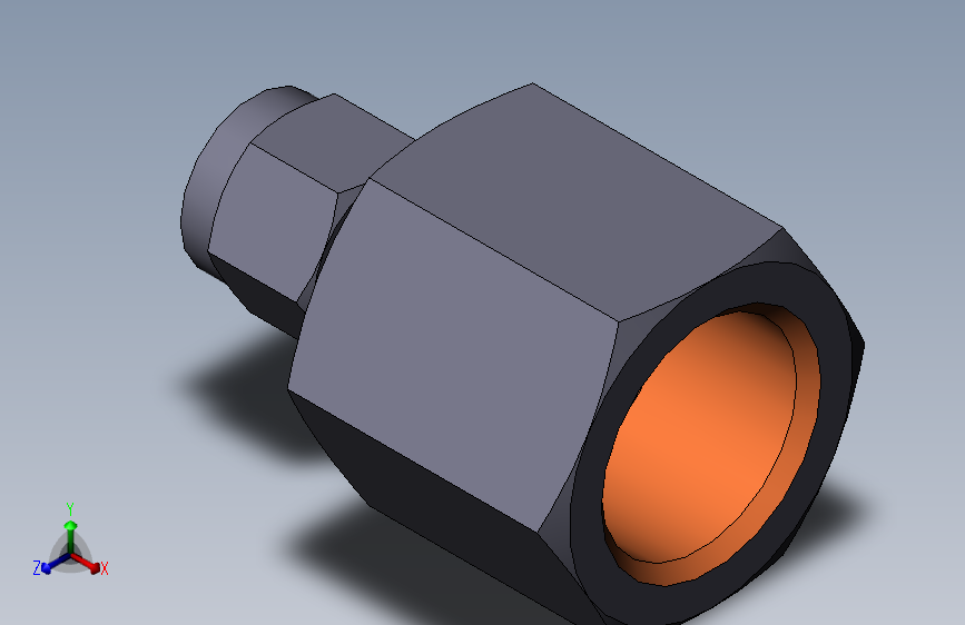 Swagelok卡套接头转内螺纹接头模型合集 第二个=1608340=20