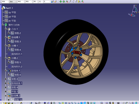 奥迪A8轿跑catia带参模型=355424=50
