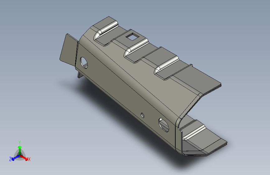 保险杠支撑板成形工艺分析及模具设计【三套模具】=372561=250