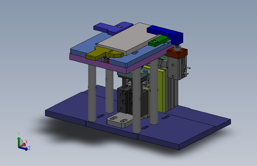 3面定位夹紧工装