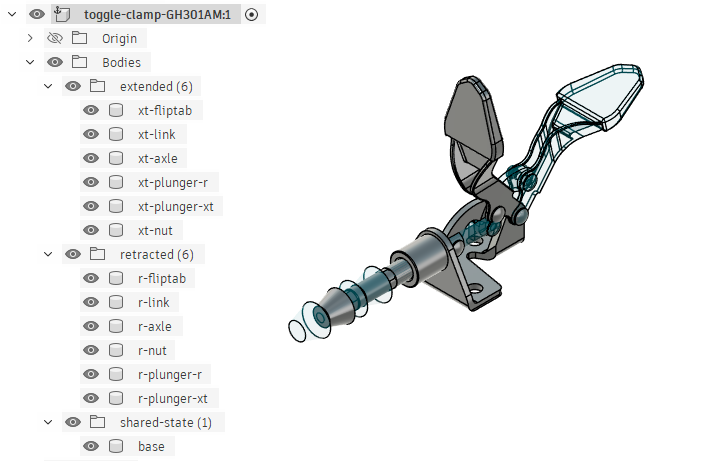 Toggle Clamp微型推拉式快速夹具