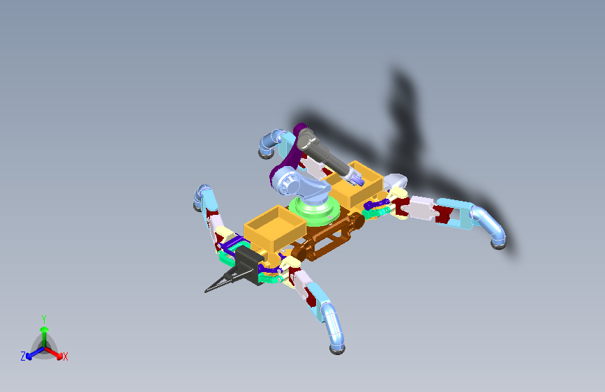 仿生蜥蜴机器人结构