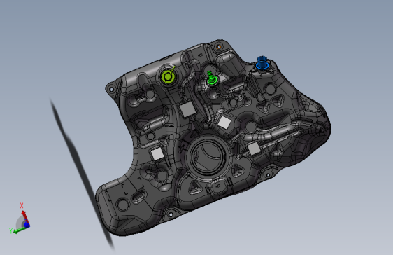 丰田卡罗拉燃油箱结构