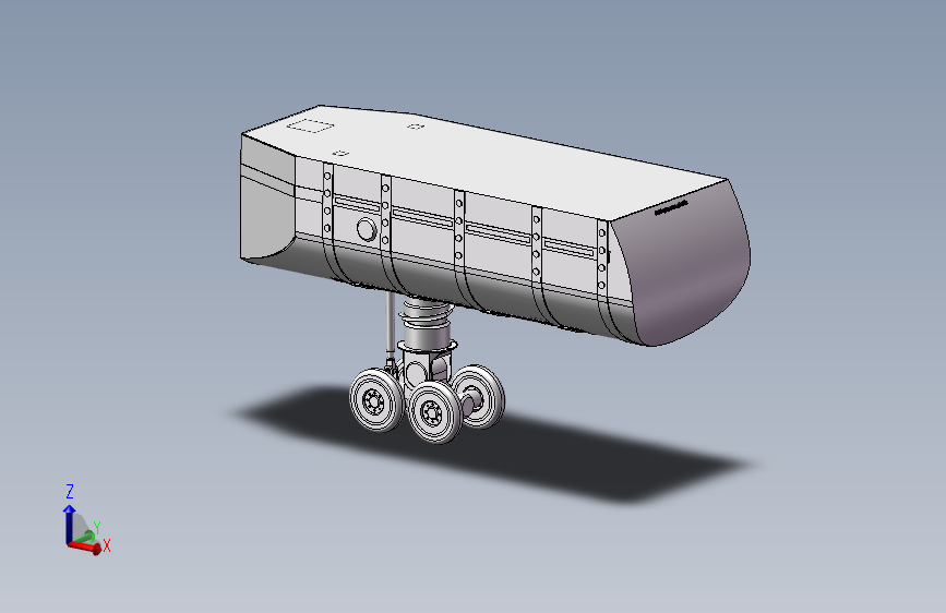 概念型飞机起落架样机