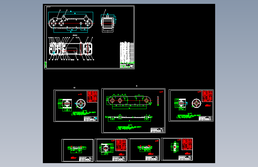 管道机器人结构设计CAD+说明书