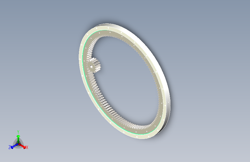 回转支承轴承三维