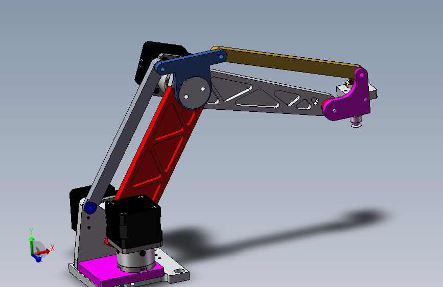 四轴机械臂结构