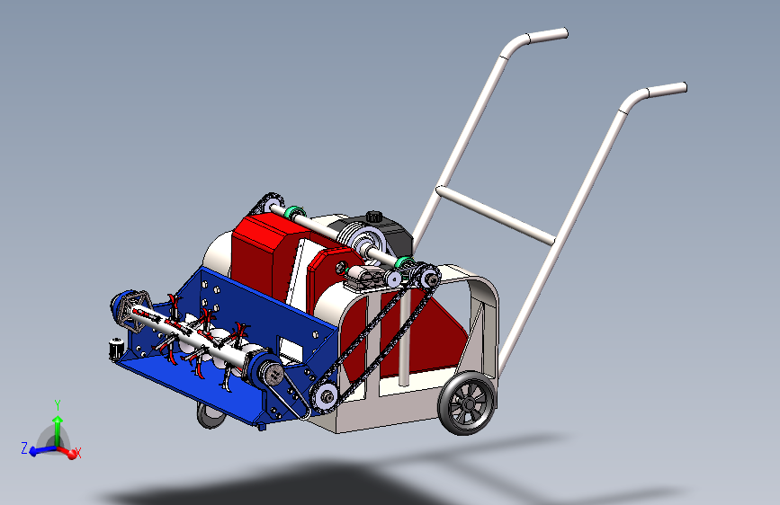 小型牧草收割机