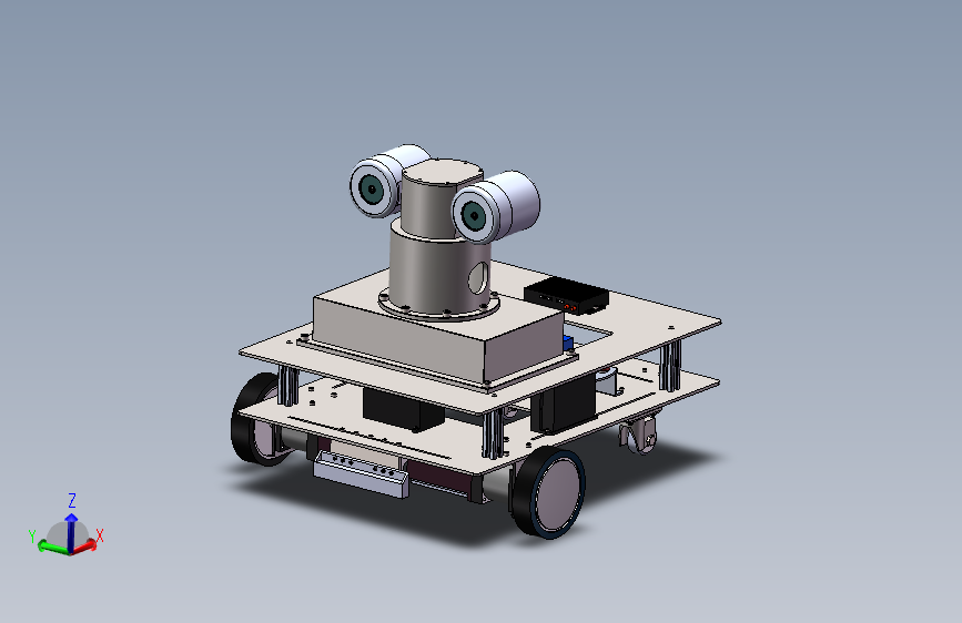 巡检机器人三维