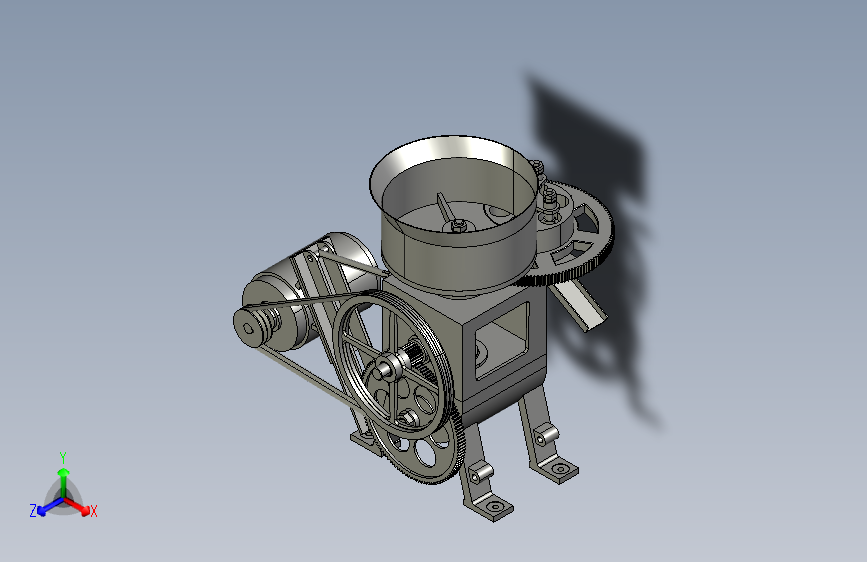 制育秧钵机三维stp