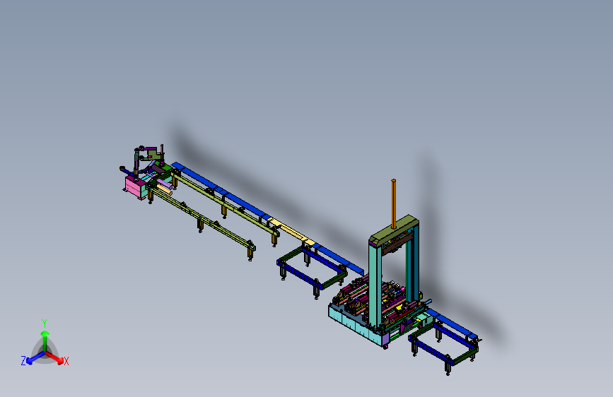 H型钢梁构件自动化生产装置