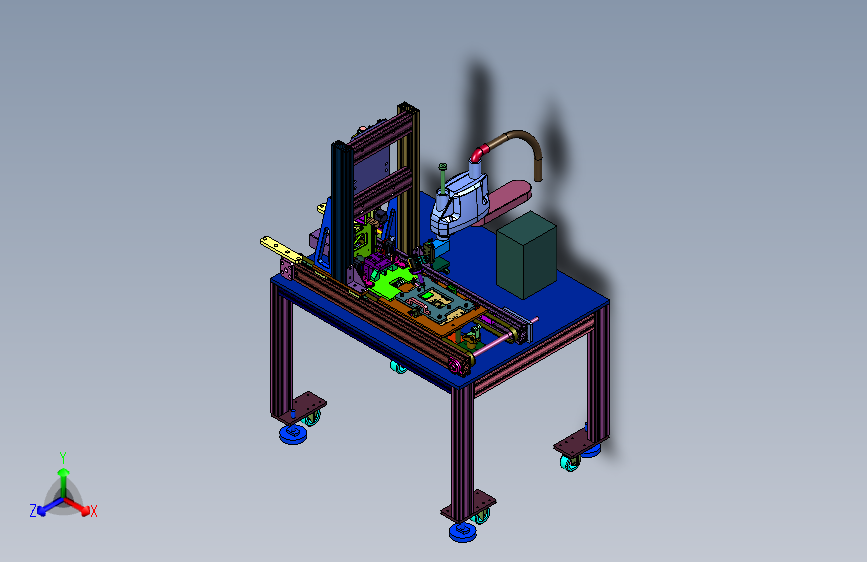 PCB电路板焊锡用翻转装置