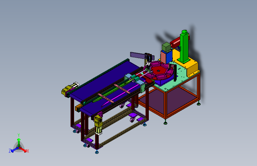 包装盒激光打码定位输送装置