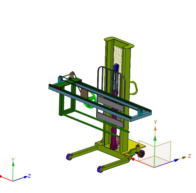 布料加工用成品布卷搬运装置