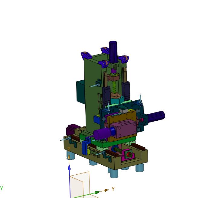 侧面多孔三坐标检测装置