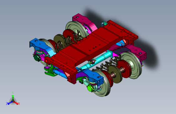 大功率交流电力机车转向架